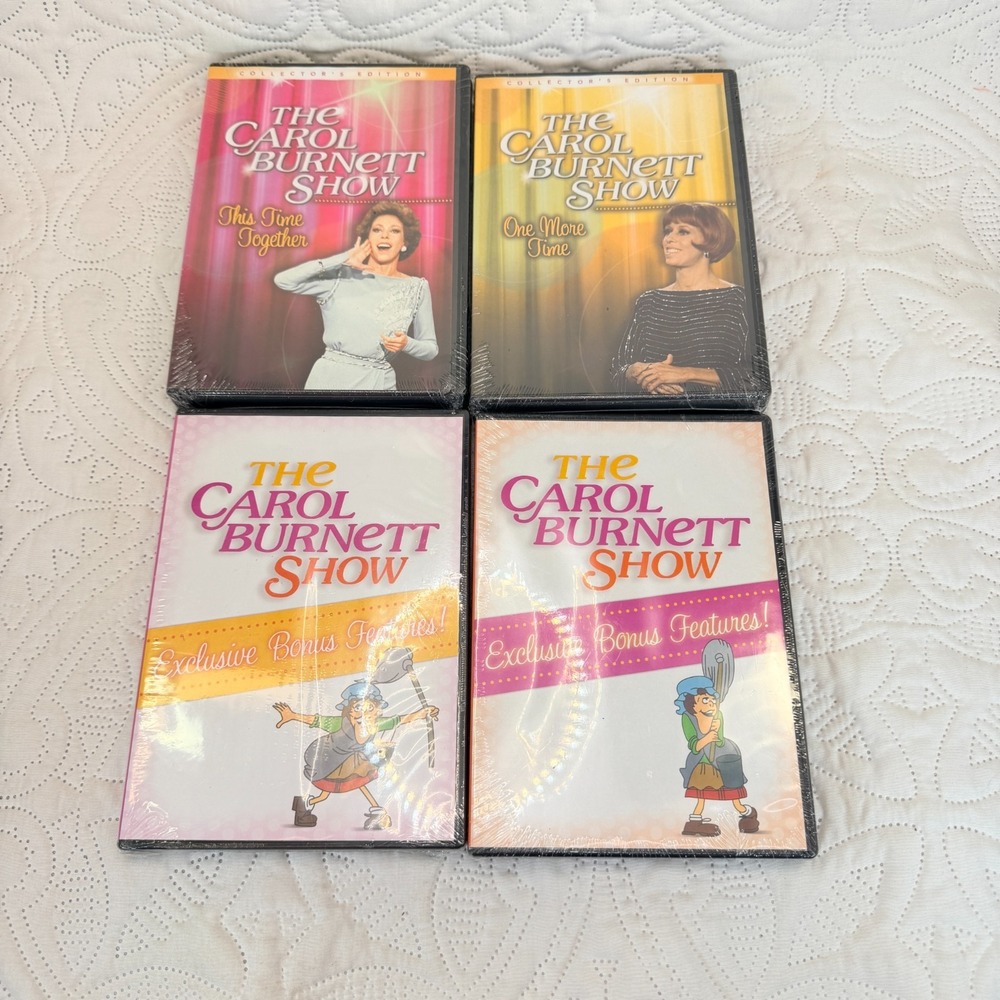 Lot of 4 The Carol Burnett Show DVD Collector's Edition Sealed NEW Bonus Feature
